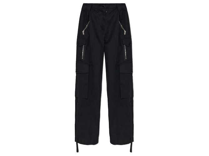 Pantalones cargo negros de algodón Dolce & Gabbana