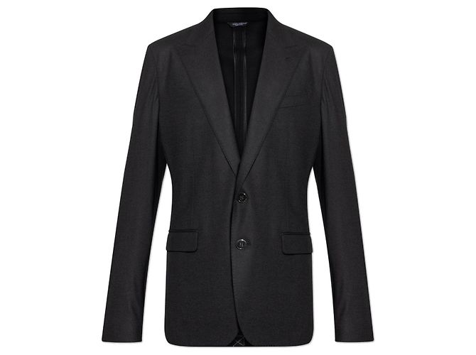 Dolce & Gabbana Wollblazer Schwarz