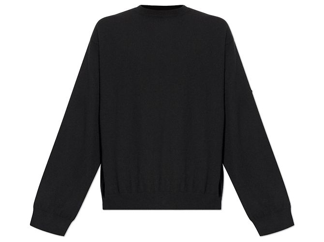 Balenciaga Kaschmir und Wollpullover schwarz