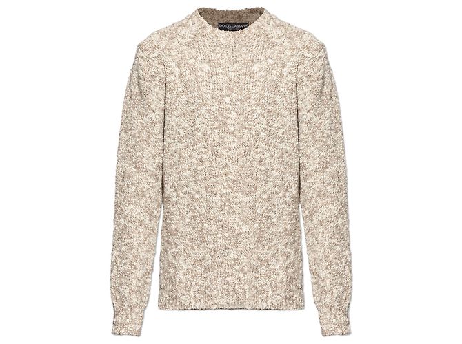 Dolce & Gabbana Wollpullover beige Mélange
