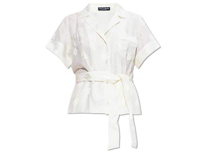 Dolce & Gabbana Camicia a maniche corte in seta