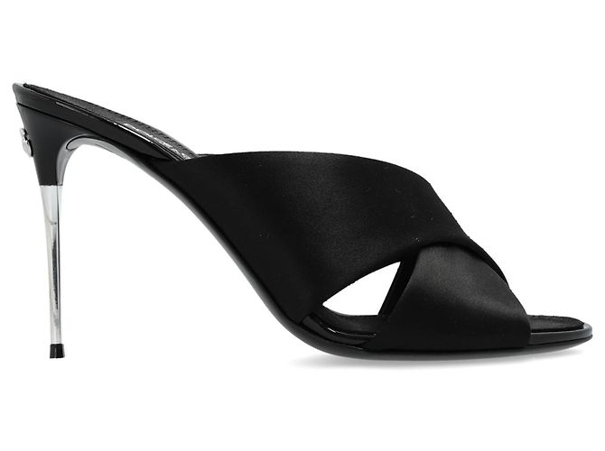 Dolce & Gabbana Absatz-Slipper Schwarz