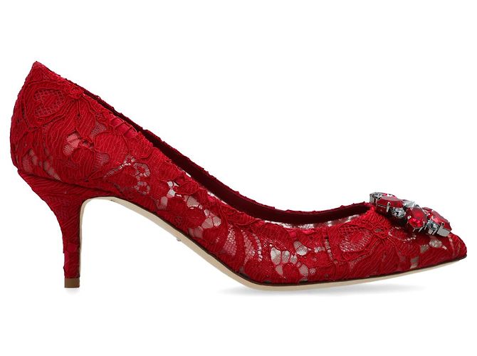 Dolce & Gabbana Spitze High-Heel-Schuhe