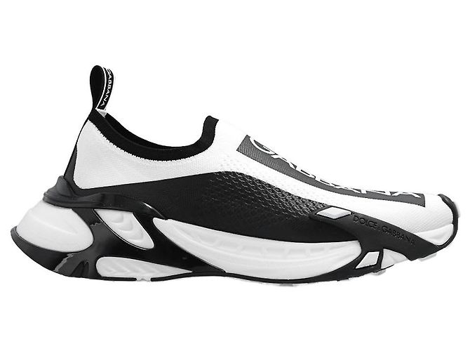 Dolce & Gabbana Stretch Slip-On Sneaker weiß