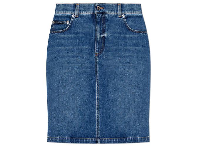 Gonna in denim blu Dolce & Gabbana