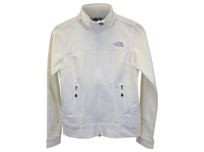 The North Face Celentito Softshell Full Zip Jacke aus cremefarbenem Polyester