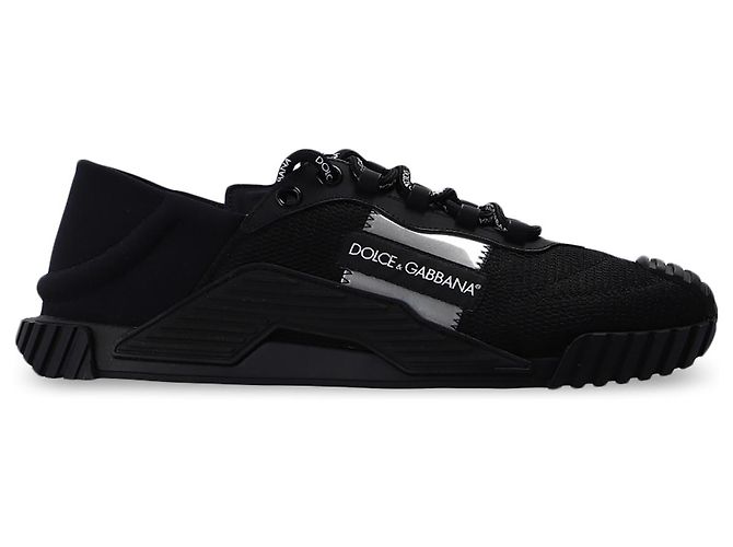 Sneakers nere Dolce & Gabbana con logo e mesh