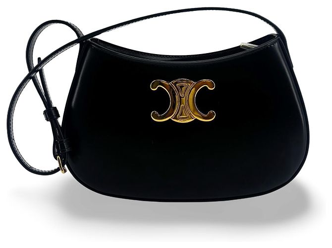 Céline Celine Triomphe Tilly in pelle di vitello liscia Medium