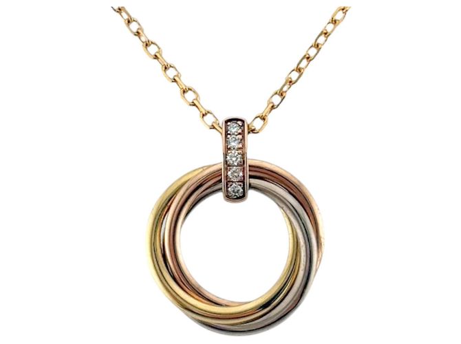 Collar Cartier Trinity en oro de 18K