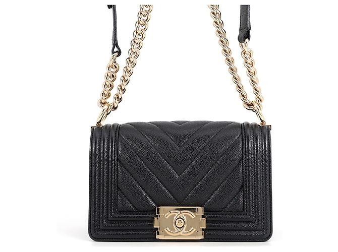 Borsa Chanel Boy Small Chevron V-Stitch