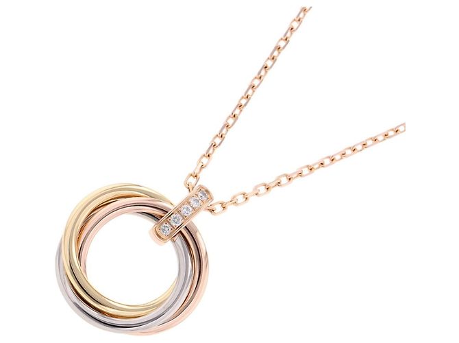 Collana Cartier Trinity con pendente e diamanti