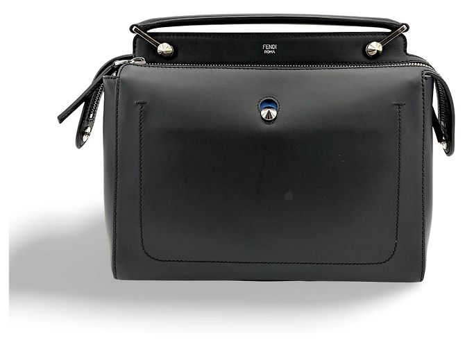 Bolsa Convertible Fendi DotCom em Couro Medium