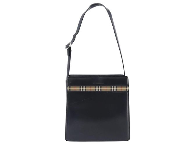 Burberry Nova Check Canvas and Leather