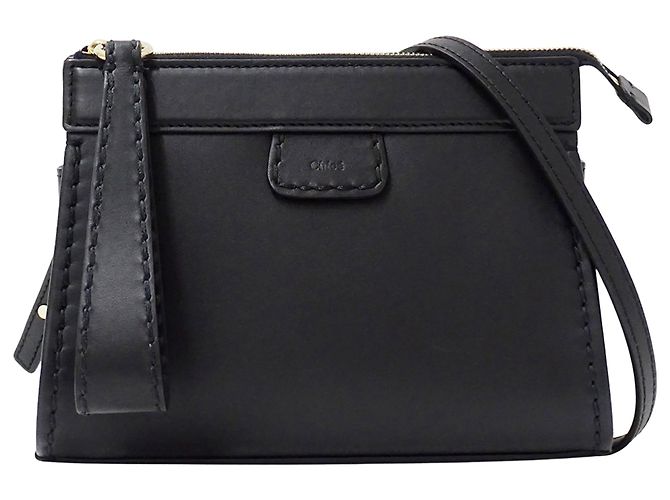 Borsa a mano Chloé Edith in pelle nera
