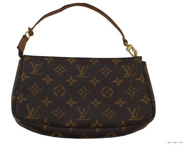 Louis Vuitton Randonnee Pochette Monogram Coated Canvas Medium