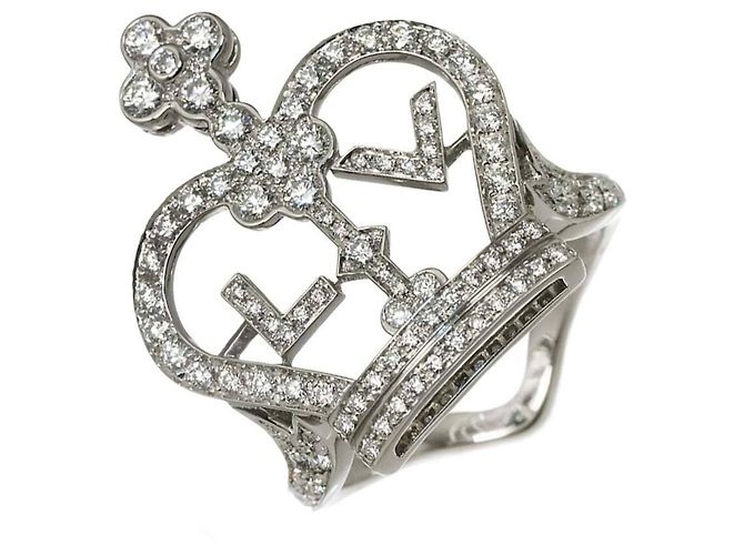 Louis Vuitton Bague Crown #54 Diamond Ring