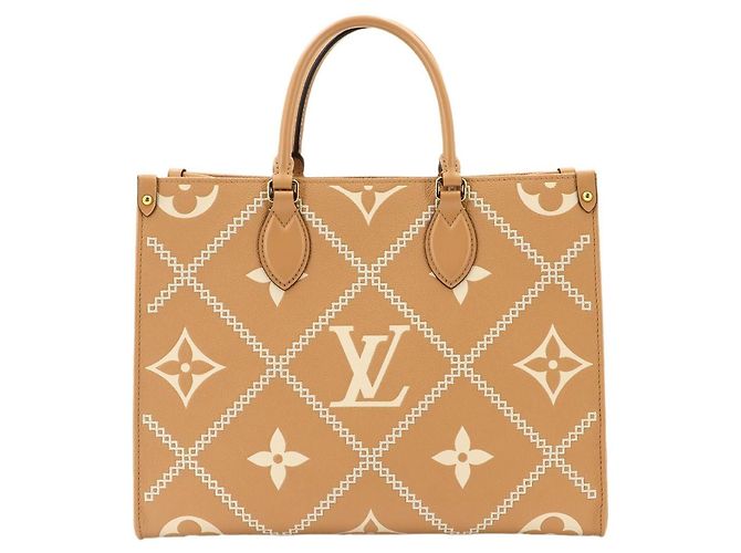 Louis Vuitton Onthego MM Bicolor Monogram Empreinte Tote