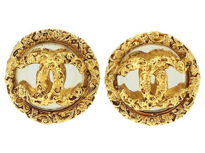 Orecchini Chanel Coco Mark Lava in oro