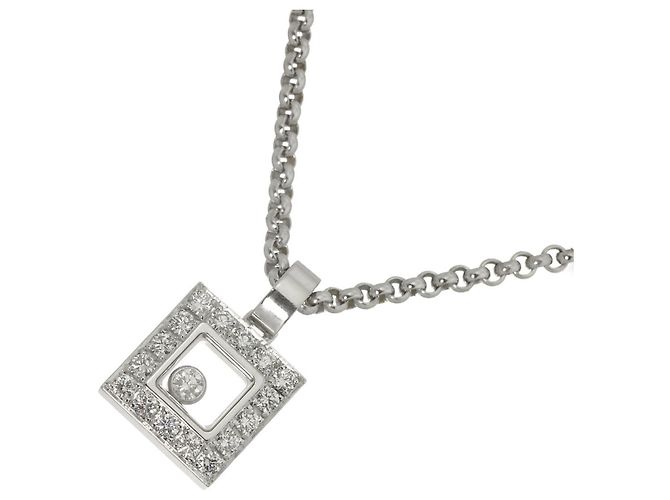 Chopard Colar de Ouro Branco