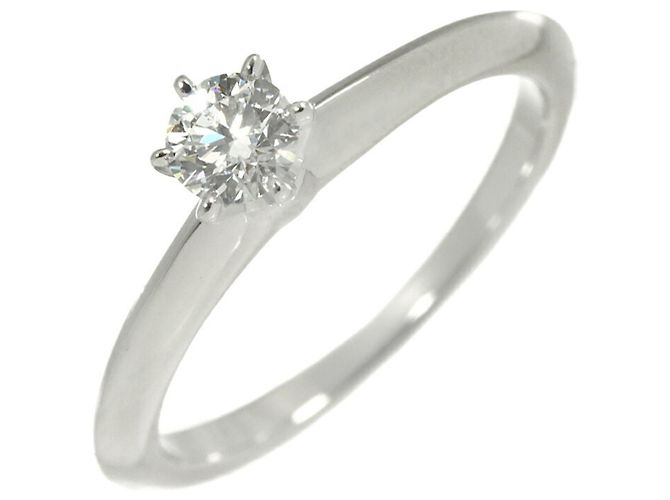 Autre Marque Tiffany & Co. Platin-Bandring mit Diamant