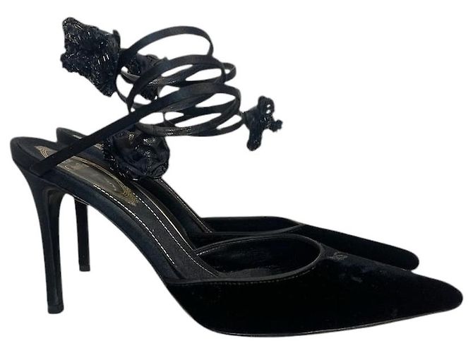 Rene Caovilla Pumps schwarz T.37
