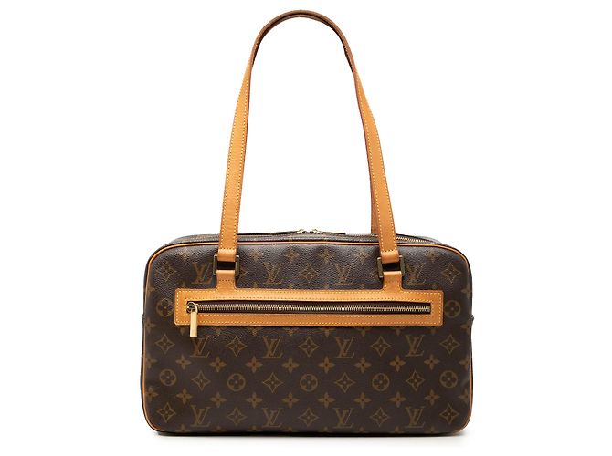 Cité Borsa a tracolla Louis Vuitton Monogram Cite GM marrone