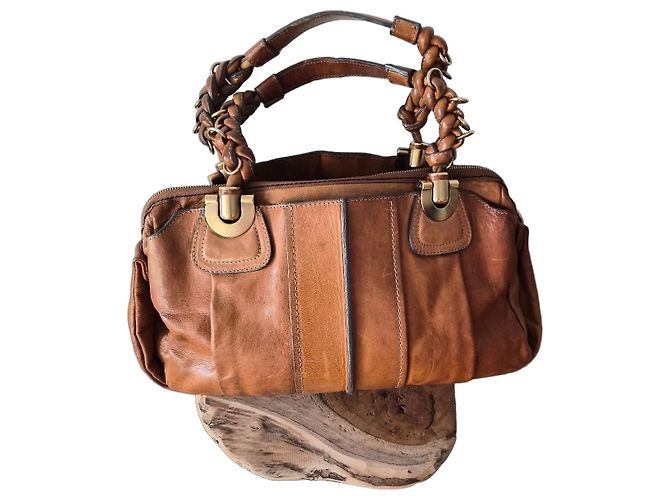 Chloé Lederwaren Braune Lederhandtasche