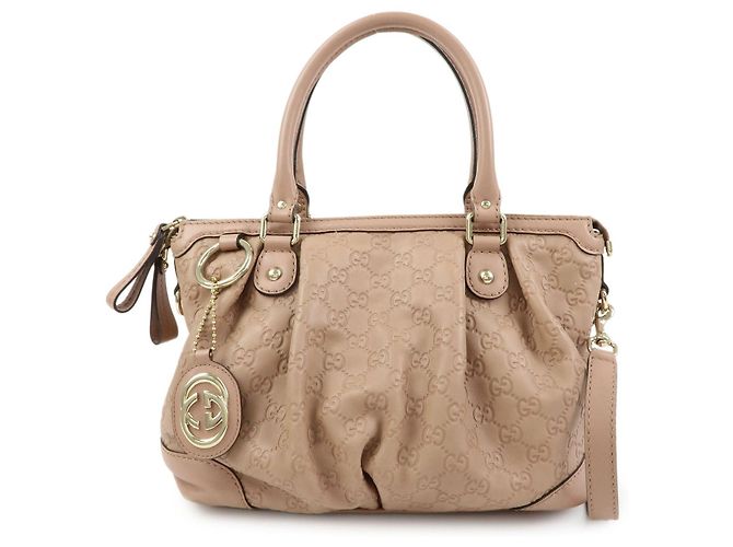 Bolsa de Ombro e Mão 2Way em Couro GUCCI Sukey Interlocking G 247902