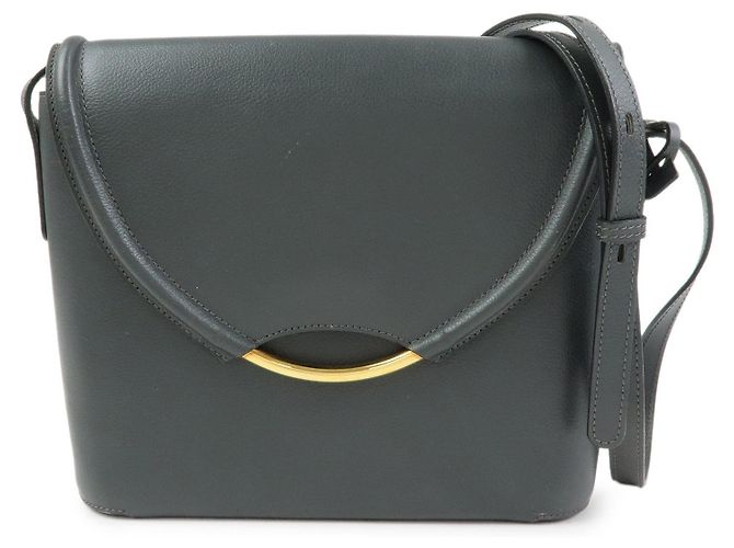 Borsa a tracolla e spalla DELVAUX in pelle di vitello Eclair Gray