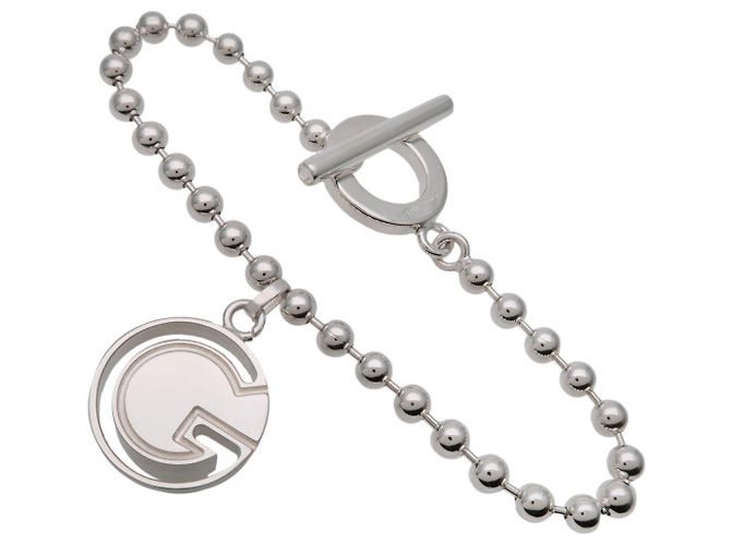 Pulsera de cadena de bolas GUCCI 16 SV925 Silver