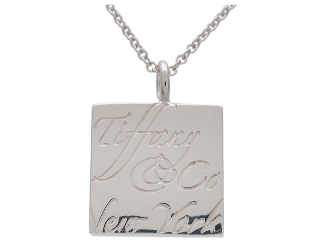 Collana Tiffany & Co Notes Square SV925 Silver