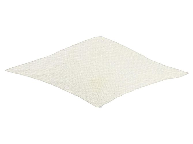 Hermès Foulard HERMES 100％ Seta Grigio Bianco