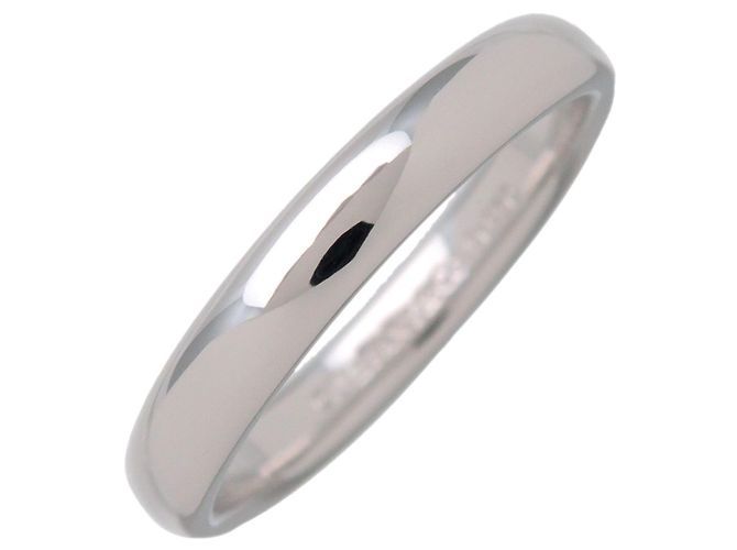 Tiffany & Co Forever Wedding Classic Band Ring PT950 Platinum US5.5 Ehering