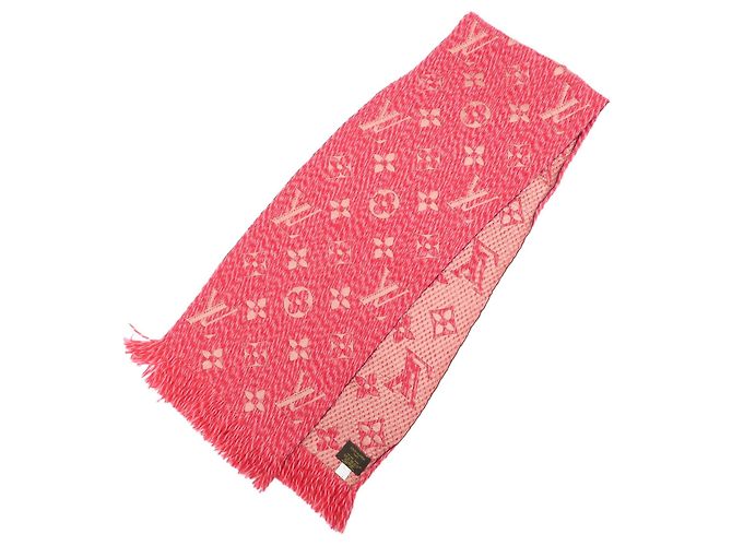 Louis Vuitton Monogram Wool Silk Scarf Echarpe Logomania M78706