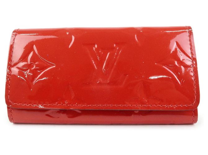 Louis Vuitton Vernis Multicles 4 Key Case Key Holder Red M91976