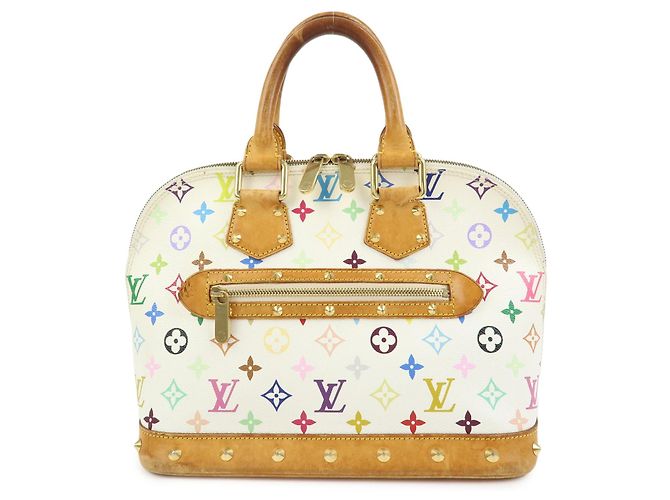 Louis Vuitton Monogram Multicolor Alma PM Handtasche Blanc M92647