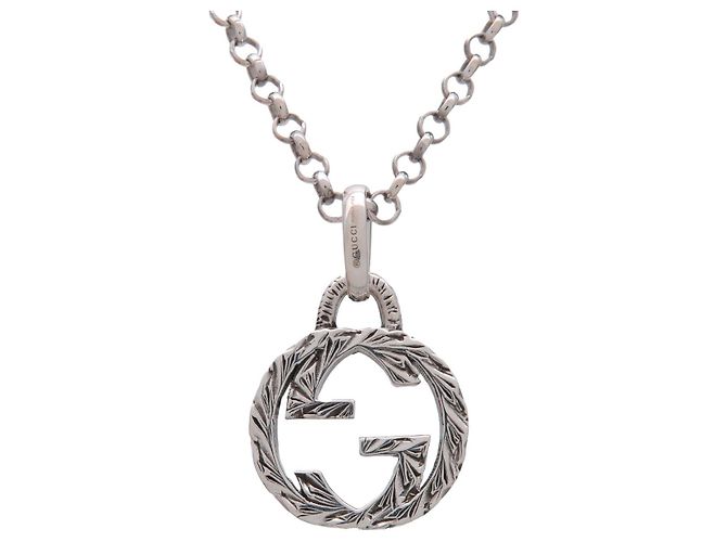 Collana GUCCI Interlocking G Arabesque SV925 Silver