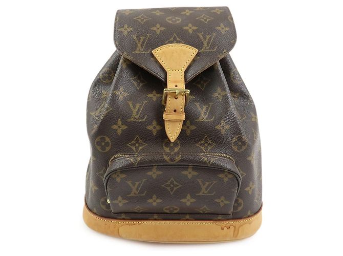 Louis Vuitton Monogram Montsouris MM Backpack Brown M51136