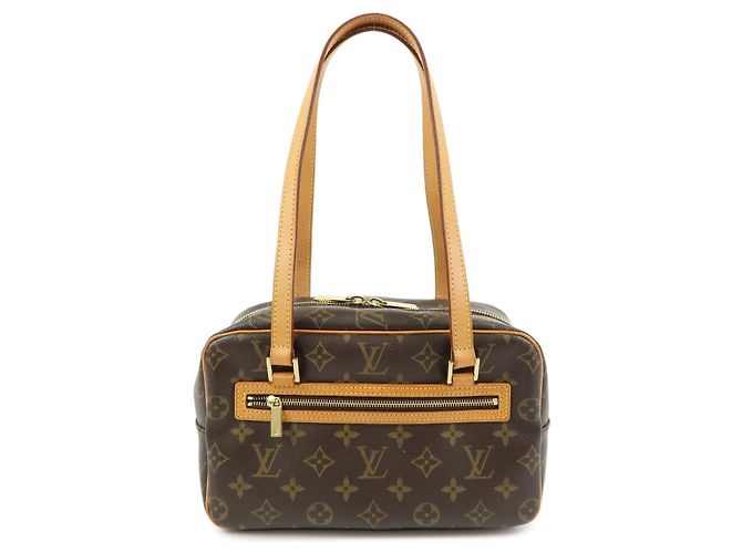 Cité Borsa a Spalla e a Mano Louis Vuitton Monogram Cite MM Marrone M51182