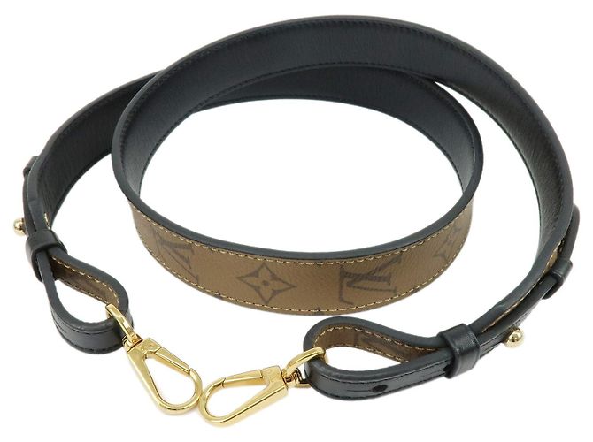 Louis Vuitton Monogram Reverse Canvas Leather Shoulder Strap XL J02371