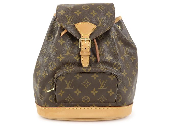 Louis Vuitton Monogram Montsouris MM Backpack Brown M51136