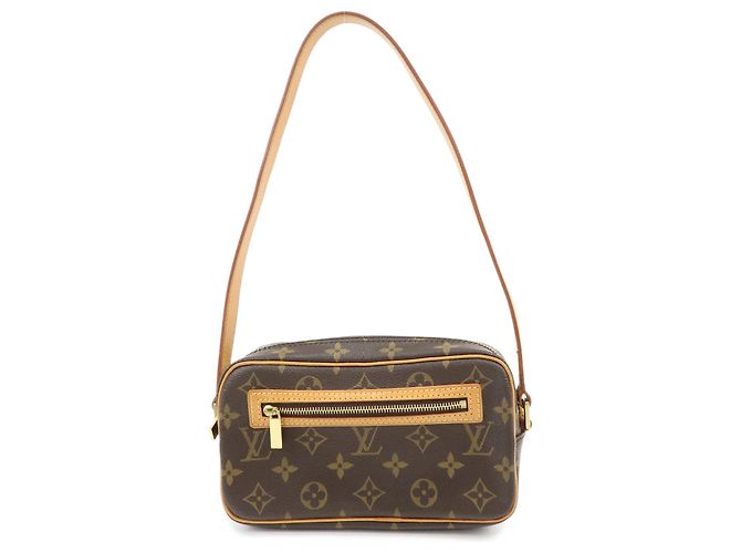 Cité Borsa a tracolla Louis Vuitton Monogram Pochette Cite Marrone M51183