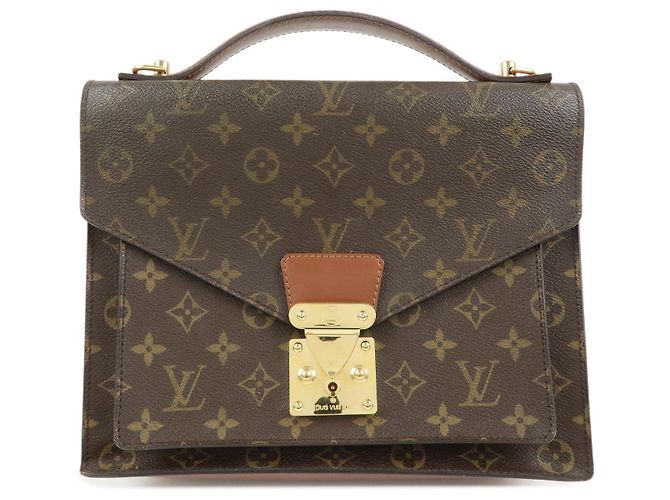 Louis Vuitton Monogram Monceau 28 Bolsa 2Way Pasta M51185