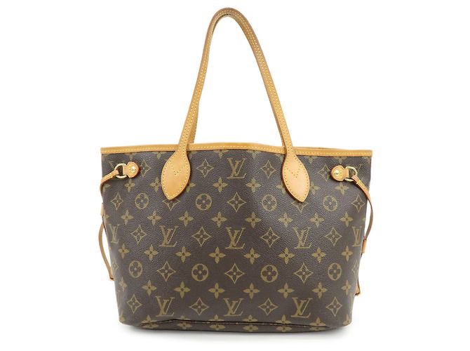 Sac à main Cabas Louis Vuitton Monogram Neverfull PM Marron M40155