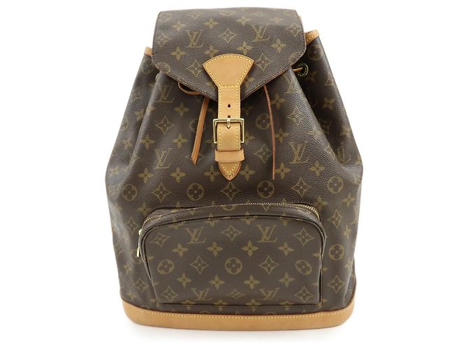 Louis Vuitton Monogram Montsouris GM Backpack Brown M51135