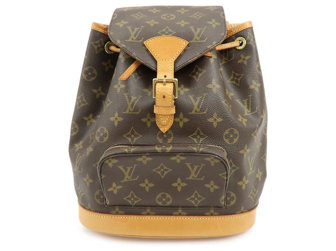 Louis Vuitton Monogram Montsouris MM Backpack Brown M51136