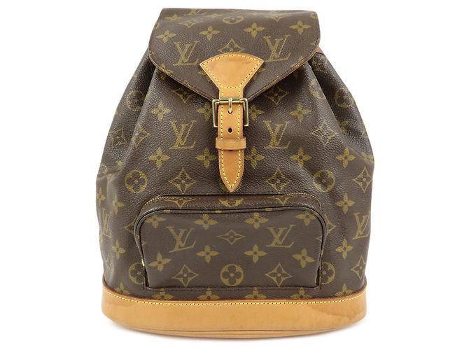 Louis Vuitton Monogram Montsouris MM Backpack Brown M51136