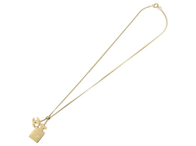 Collar de metal CHANEL COCO Mark 02A NO.5 Dorado