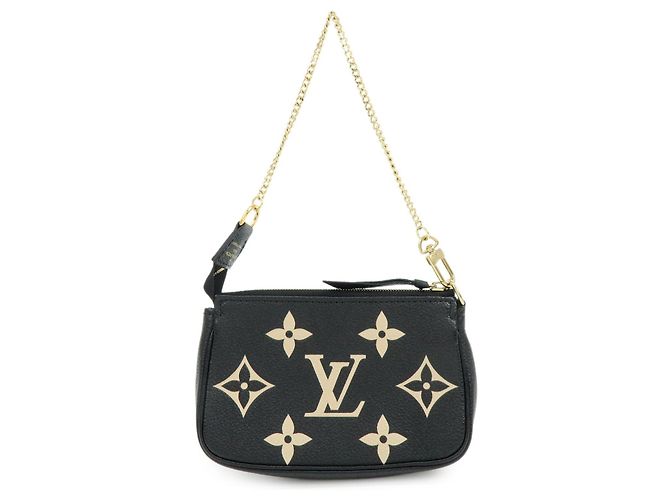 Louis Vuitton Monogram Bicolor Empreinte Mini Pochette Accessory M80732