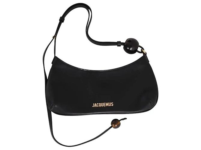 Jacquemus Mini borsa Le Bisou perla nera